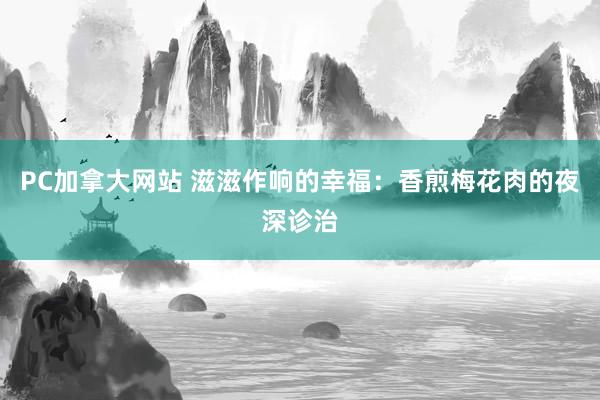 PC加拿大网站 滋滋作响的幸福：香煎梅花肉的夜深诊治